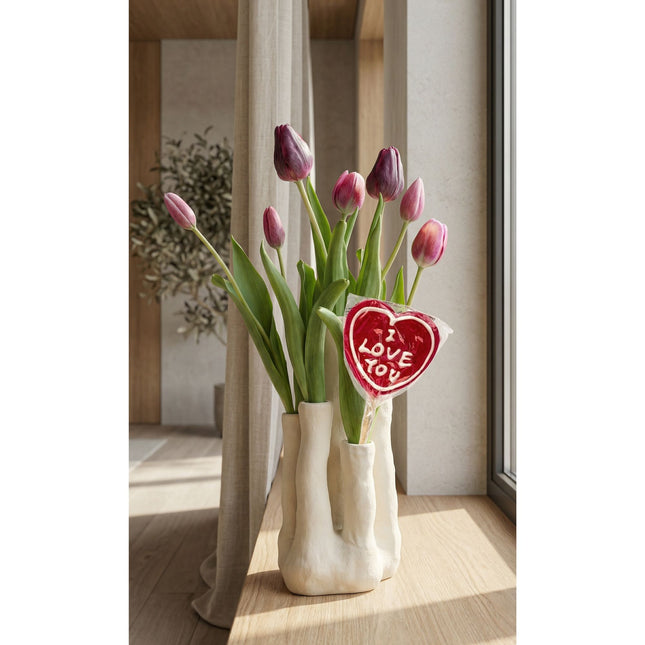 Tulip Touch - Tulpen Set - Kunsttulpen met meertuitenvaas