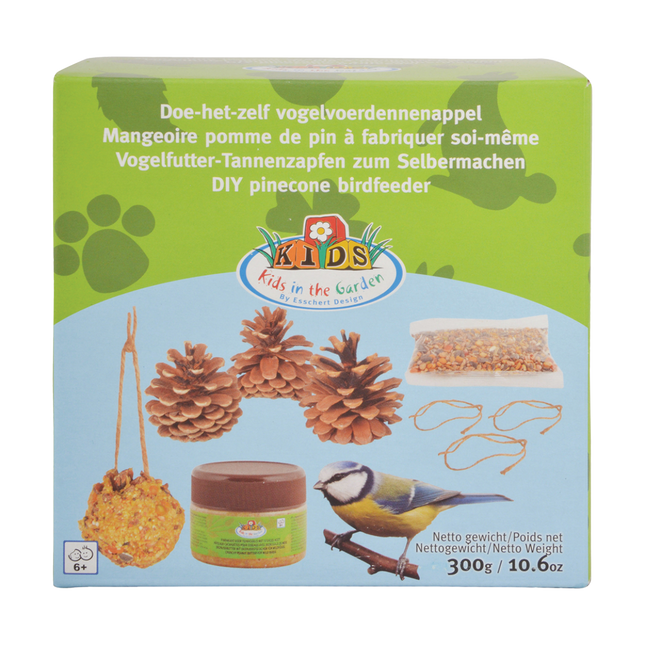 Doe-het-zelf vogelvoer dennenappels pakket