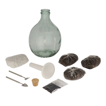 DIY Plant Terrarium Set 5L - Maak je eigen gesloten ecosysteem | In giftbox