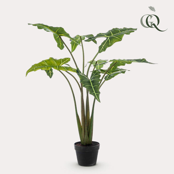 Kunstplant - Alocasia Frydek - Olifantsoor - 100 cm