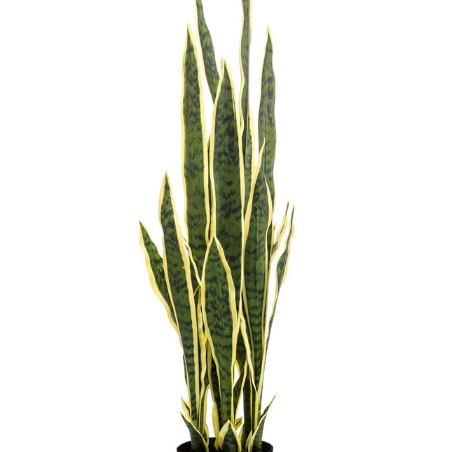 Kunstplant - Sanseveria Trifasciata - Vrouwentong - 97 cm