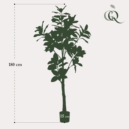 Kunstplant - 180 cm - Magnolia Grandiflora
