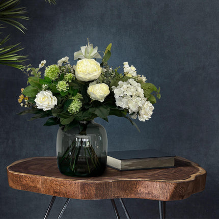 Kunstbloemen - Bouquet M - White Dream - ↑ 60 cm