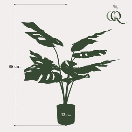 Monstera Deliciosa - kunstplant - 85 cm