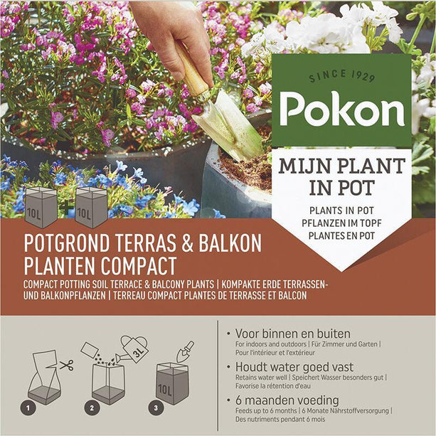 Kokos Potgrond Terras & Balkon Compact - 20 L