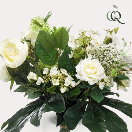 Kunstbloemen - Bouquet M - White Dream - ↑ 60 cm