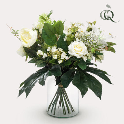 Kunstbloemen - Bouquet M - White Dream - ↑ 60 cm