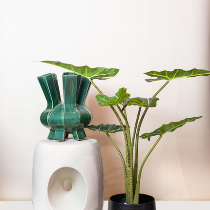 Kunstplant - Alocasia Frydek - Olifantsoor - ↑ 80 cm