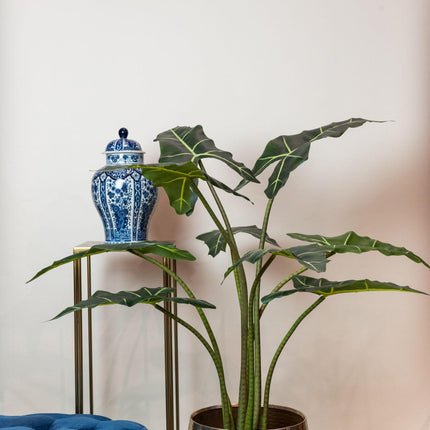 Kunstplant - Alocasia Frydek - Olifantsoor - 100 cm