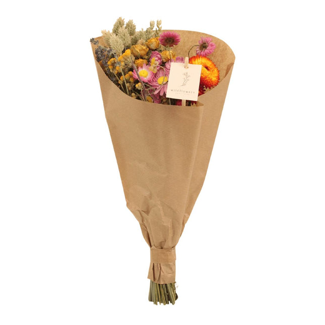 Droogbloemen Veldboeket Multi - Ø 15 cm - ↑ 35 cm