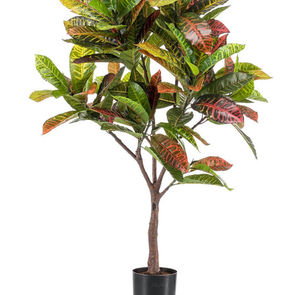 Kunstplant - Croton Codiaeum - Wonderstruik - 120 cm